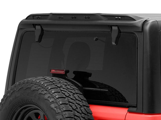 Rear Roof Spoiler With LED Light for Jeep Wrangler JL 2018-2025