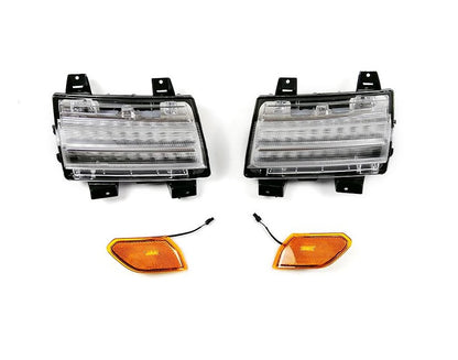 White LED Fender Light for Jeep Wrangler JL & Gladiator 2018-2025