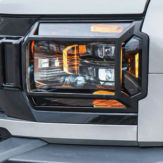 Cover Headlight Guards Black For Jetour Cherry T2 2023 - 2024