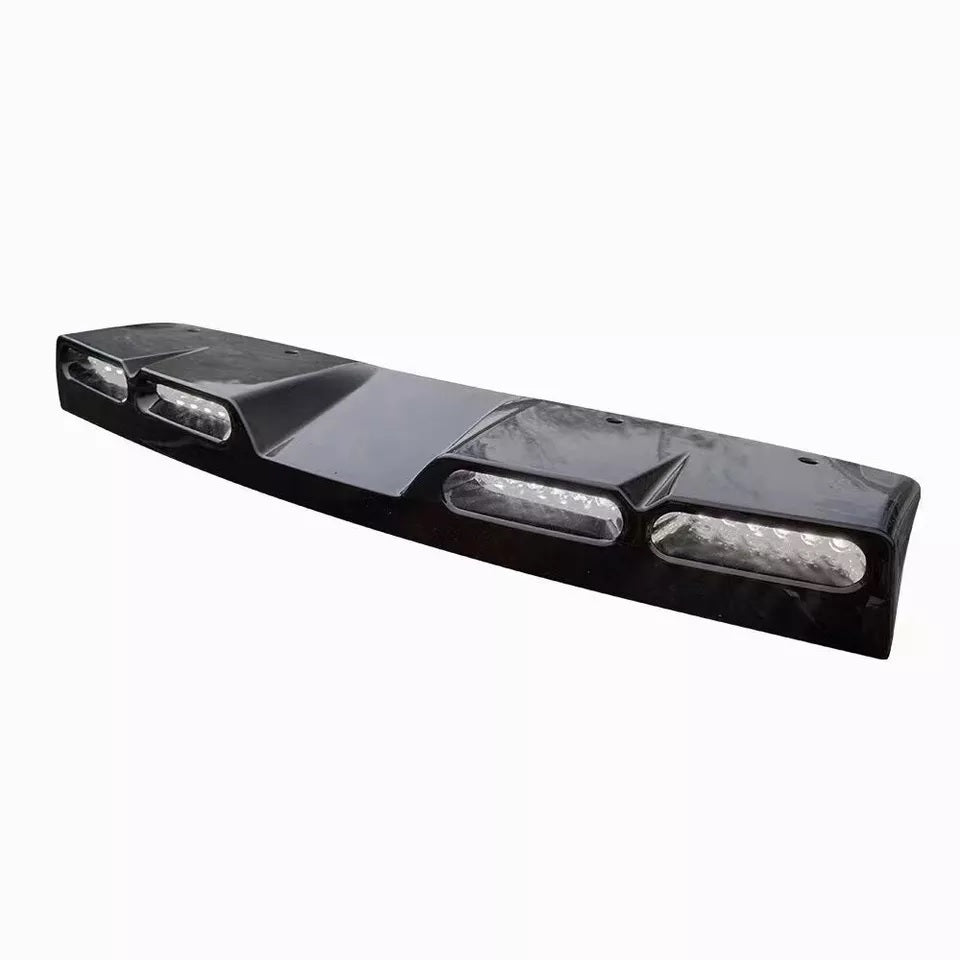 Yellow Front Roof Top Spoiler Light Lamp Bar with LED DRL for Jetour Traveller 2 T2 2023-2025