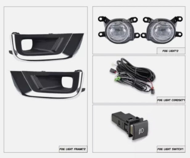 Fog light Full Kit for Toyota Land Cruiser LC300 2022-2024