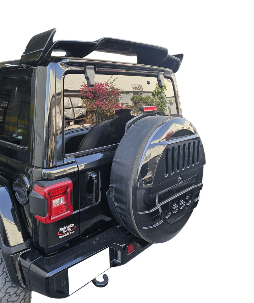 J6 Rear Spoiler G63 Style Rear Roof Spoiler for Jeep Wrangler JL 2018-2025