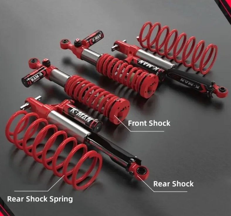 K-MAN GWM Tank 300 Shock Absorber 2.5-inch Lift Compression and Rebound Adjustable