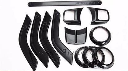 Steering Wheel Dashboard Air Cover Trim Kit for Jeep Wrangler JK 2011-2017