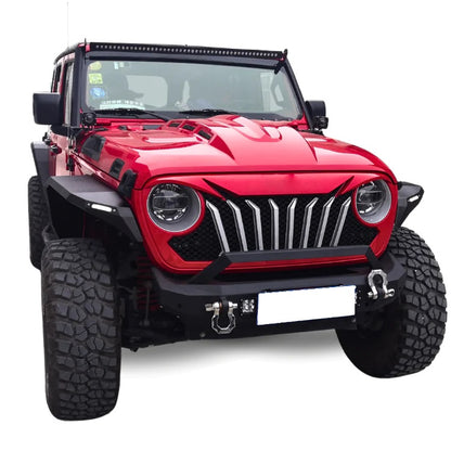 Aluminum Alloy Fender Flares With Light For Jeep Wrangler JL 2018-2023