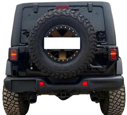 Rear bumper aluminum JK upgrade to JL For jeep JK 2007 To 2017  ( without sensor holes )
