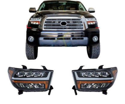 Head light for Toyota tundra 2007 2013 head lamp headlights LED