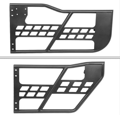 Off-road Tubular Half Door with Mirror For Jeep Wrangler JK 2007 to 2017