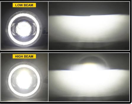 7 Inch LED Headlights Filed 4x4 DOT Approved 6000K for jeep wrangler JK 2007 to 2017