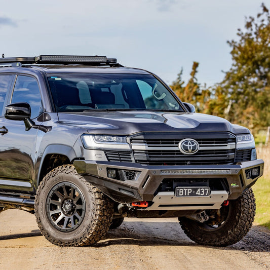 Black Front Bumper for Land Cruiser LC300 2023 to 2025