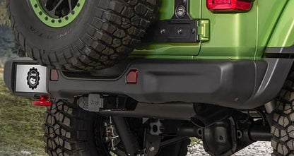Rear bumper aluminum JK upgrade to JL For jeep JK 2007 To 2017  ( without sensor holes )