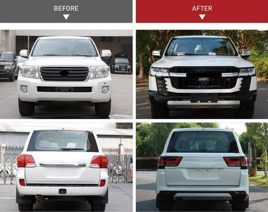 body Kit Upgrade For LC200 Facelift to LC300 GR Style Exterior Kits for 2008-2021