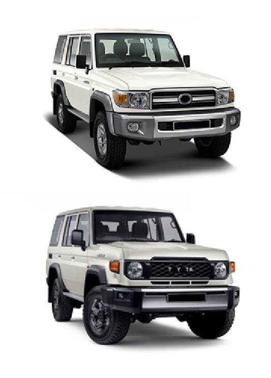 Face Lift Front Bumper With Headlight for Toyota Land cruiser Pickup 2007-2023