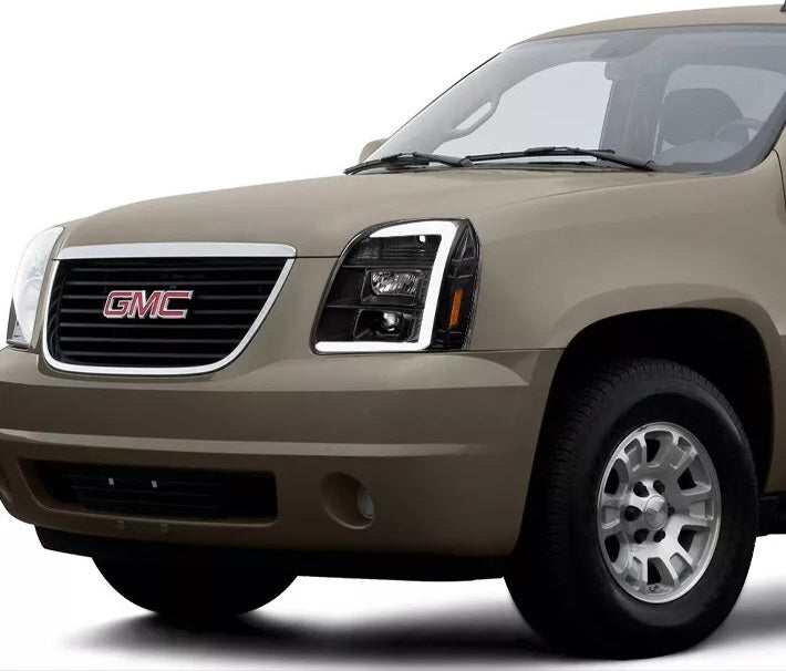 LED Headlights With DRL Tube GMC Yukon 2007-2014