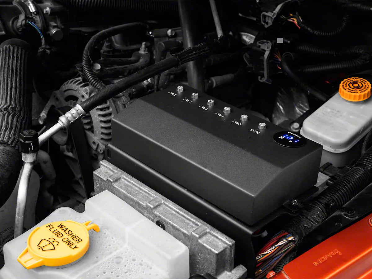 Switch Panel with Digital Voltmeter for Jeep Wrangler JK 2011-2017