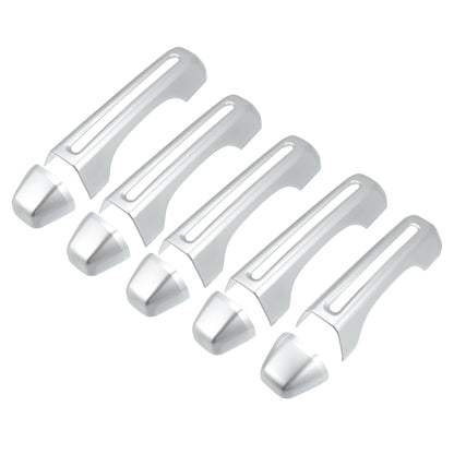 5 Pcs Red & Chrome Door Handle Cover for Wrangler JL 2018-2025