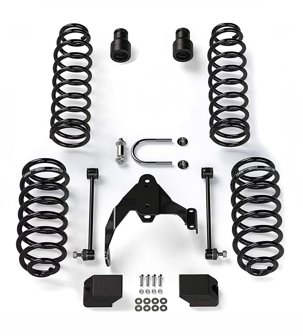 Full Lift Kit With Shocks ( Lift Kit 2.5 , Fox Shocks Stage One ) Jeep Wrangler  2007 - 2024