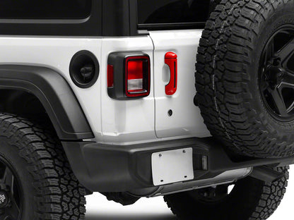 5 Pcs Red & Chrome Door Handle Cover for Wrangler JL 2018-2025