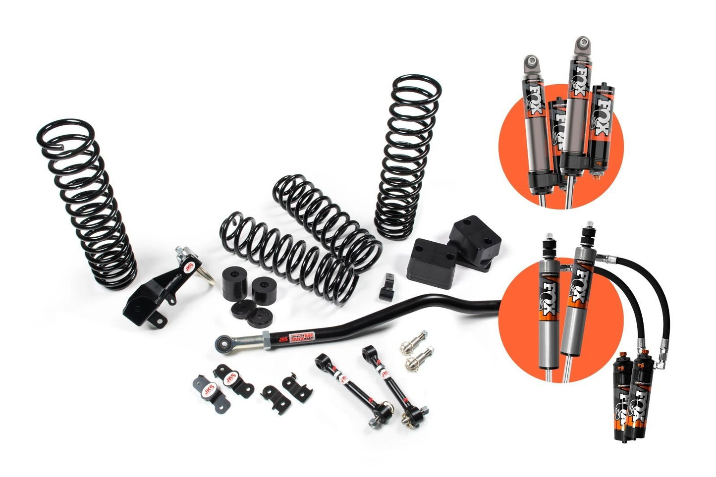 JKS 3.5" Lift Kit J-Venture JK 4-door FOX 2.5 Performance Elite Shocks