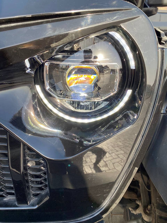 LED Headlight With DRL for Jeep Wrangler JL & Gladiator 2018-2025