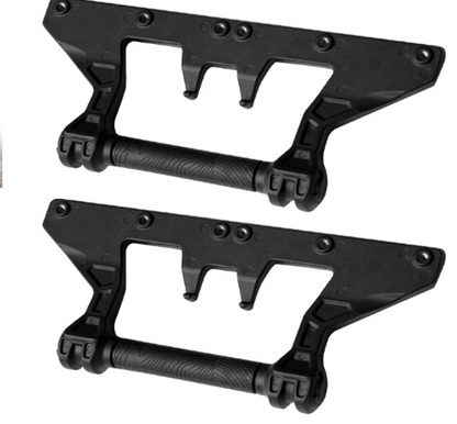 Black Aluminum Grab Handle Bar Grips for Jeep Wrangler JL 2018-2024
