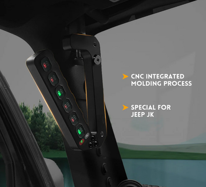 Grab Handle Switch Panel For Jeep Wrangler JK 2007-2017