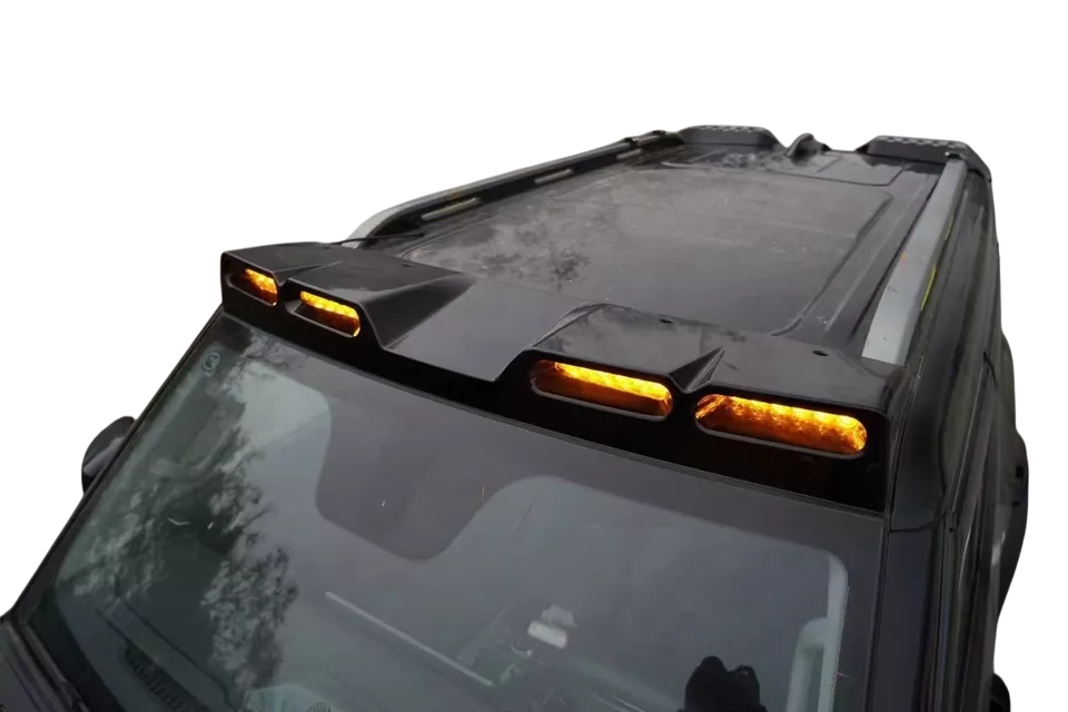Yellow Front Roof Top Spoiler Light Lamp Bar with LED DRL for Jetour Traveller 2 T2 2023-2025