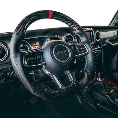 Carbon Fiber Steering for jeep wrangler JK 2007 - 2017