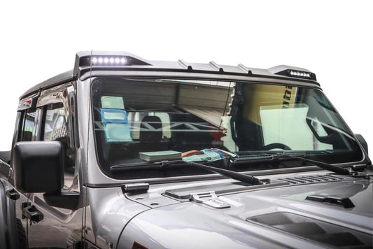 Front Spoiler With LED Lights For Jeep Wrangler  JL 2018 - 2025