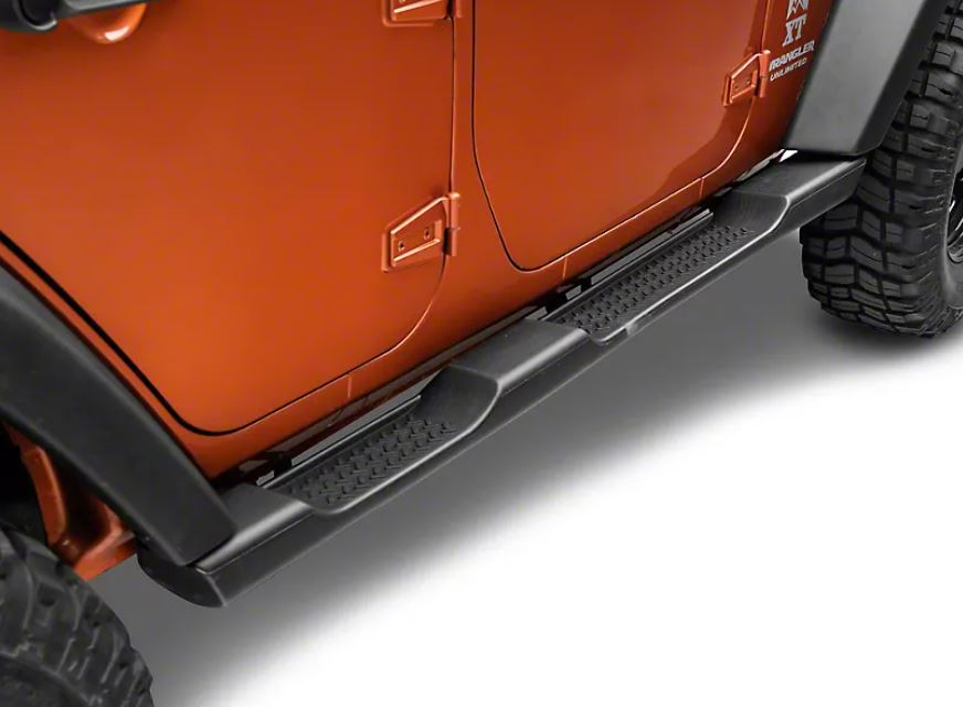4 Door Side Steps Plastic for Jeep Wrangler JK 2007-2017