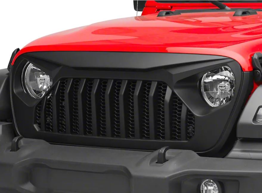 Topfire Front Grill for Jeep Wrangler JL 2018-2023