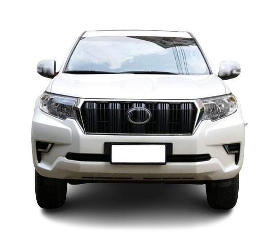 Grill Chrome & Black for Toyota Prado 2018