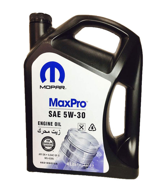 Mopar MaxPro Engine Oil for Jeep , 5W-30 4L