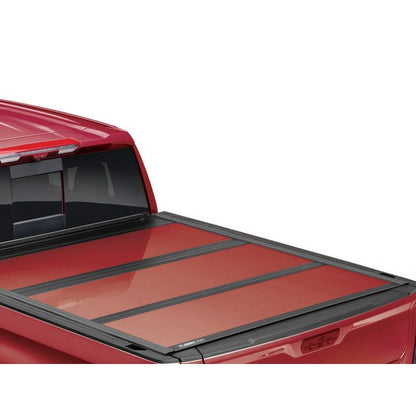Short Bed Tri-Fold Hard Tonneau Cover with Battery Operated LED Light in (White-Red-Silver-black) by UnderCover™ - Associated Accessories