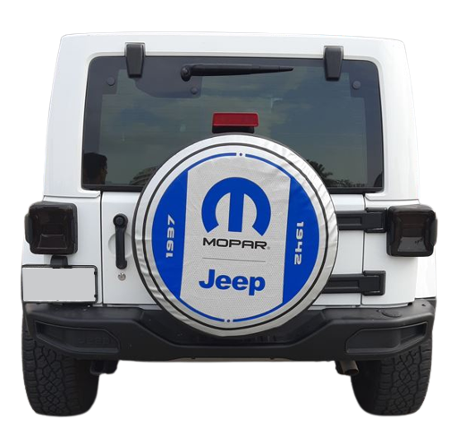 Mopar Spare Tire Cover for Jeep Wrangler JK & JL 2007-2025