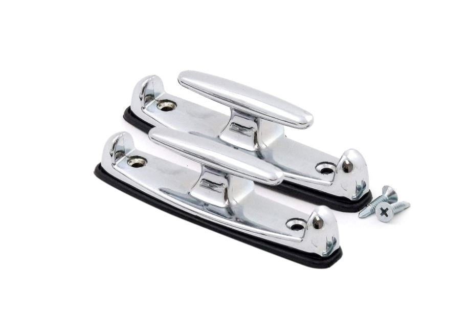 Bracket RV Hooks 2 Set – Black & Chrome