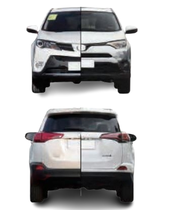 2017 Facelift Body kit for Toyota Rav4 2013-2015