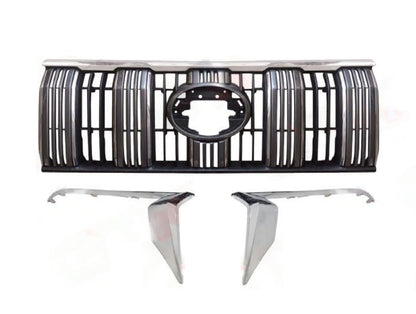Grill Chrome & Black for Toyota Prado 2018