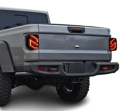 Smoked LED Tail Light For Jeep Gladiator 2018-2023