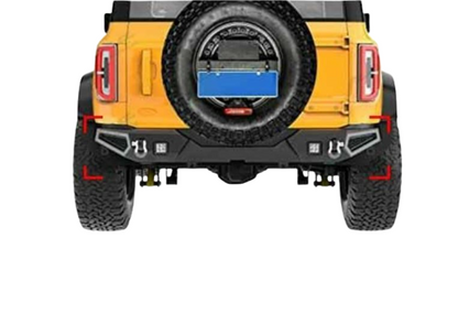 Rear Bumper for Ford Bronco 2021-2022