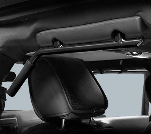 Black Steel Grab Handles for 4 Door Jeep Wrangler JK 2007-2017