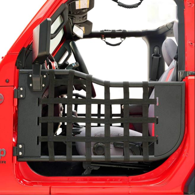 Half Door Tubular With Mirrors for 2 Door Jeep Wrangler JK & JL 2007-2025