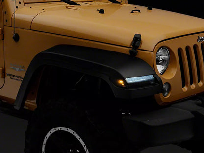 fenders with led light Conversion from JK To JL for Jeep Wrangler JK 2007-2017