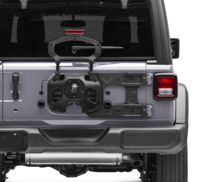 Spare Tire Carrier Tailgate Bracket Hinge for Jeep Wrangler JL 2018-2025