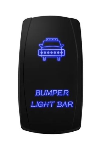 Bumper Light Bar LED Switch By Rocker Switch