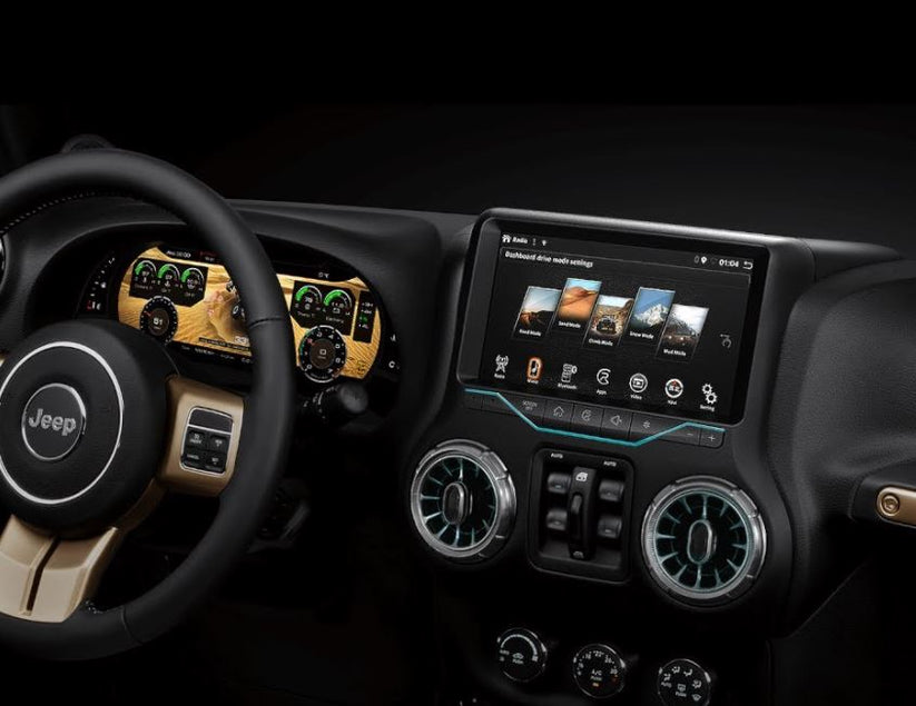 K1 Screen By CaRobotor With Camera for Jeep Wrangler jk 20112017