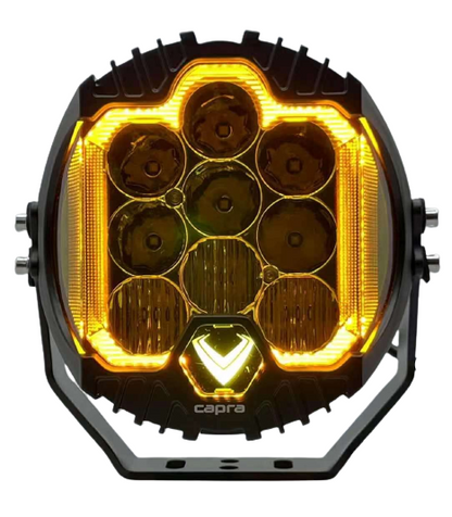 2 Pcs 5 Inch 180W Yellow LED Light with DRL ( capra )