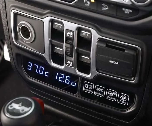 Touch Switch Panel Electronic Relay for Jeep Wrangler JL & Gladiator 2018-2025