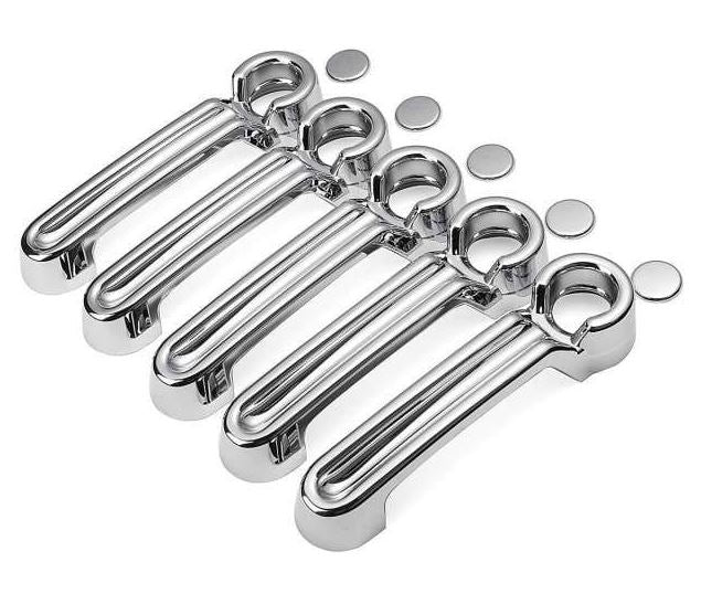 5 Pcs Chrome Door Handle Cover for Wrangler JK 2007-2017
