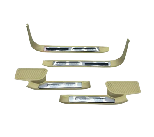 Black & beige Door Sill With Land Cruiser Logo for Toyota Land Cruiser LC200 2008-2020